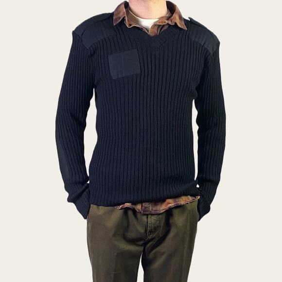 Citadel Techwear Pullover Wool Military Tactical Ribbed Sweater Sz Large - Picture 12 of 13